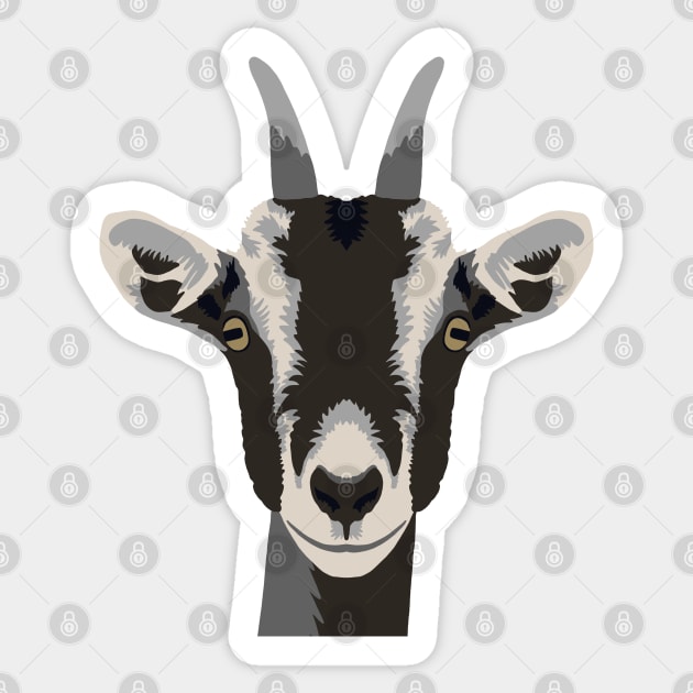 Goaty McGoatface Sticker by GeoCreate